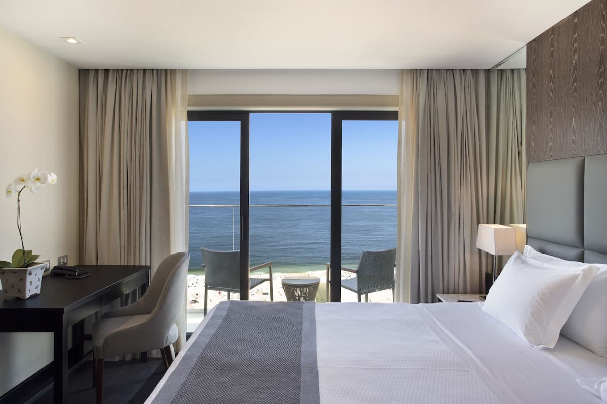 luxo com cama casal | premium bedding, minibar, in-room safe, desk