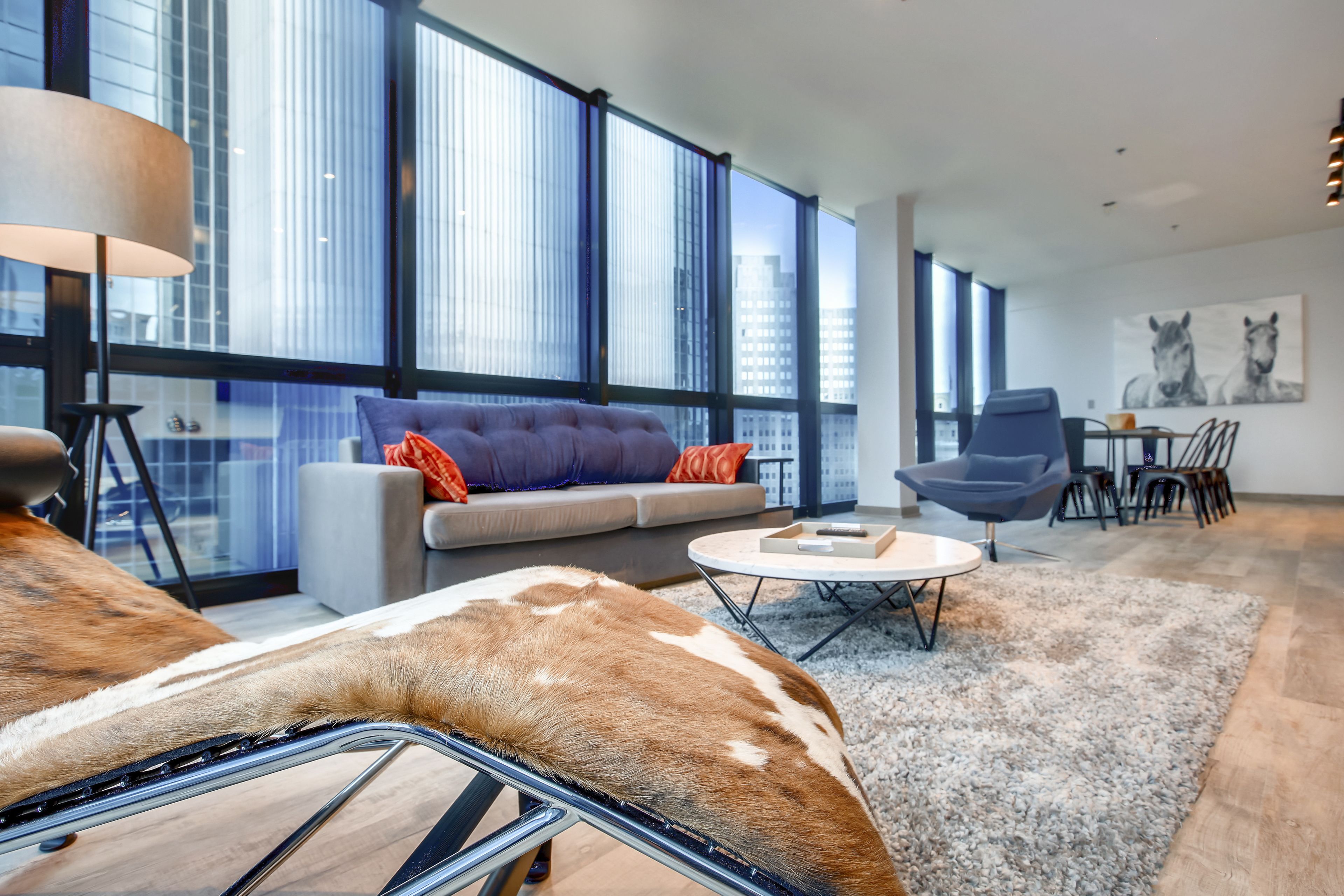 2 bedroom suite | living room | smart tv