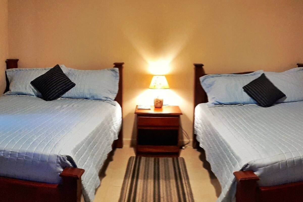 Habitación cuádruple estándar | Ropa de cama hipoalergénica, edredones de plumas, cortinas opacas