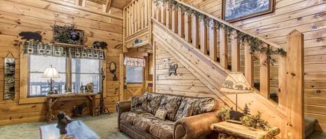 TV, lareira, DVD player