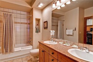 Condo, 1 King Bed with Sofa bed (2312 Timberline Lodge, Trappeur's Cro) | Bathroom | Hair dryer, towels, shampoo - Tl2312 Lovely top Floor Home With Beautiful Views - Winter Specials! (Steamboat Springs)
