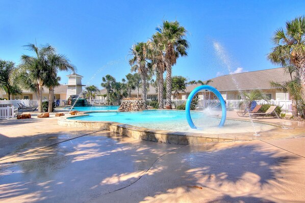 Una piscina climatizada