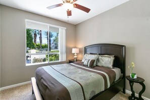 2 bedrooms, iron/ironing board, travel cot, WiFi