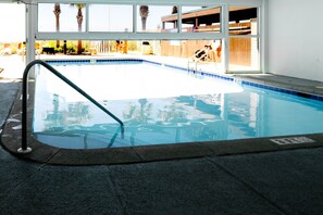 Indoor pool, a heated pool