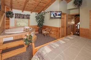 2 makuuhuonetta, silitysrauta/-lauta, ilmainen Wi-Fi, vuodevaatteet