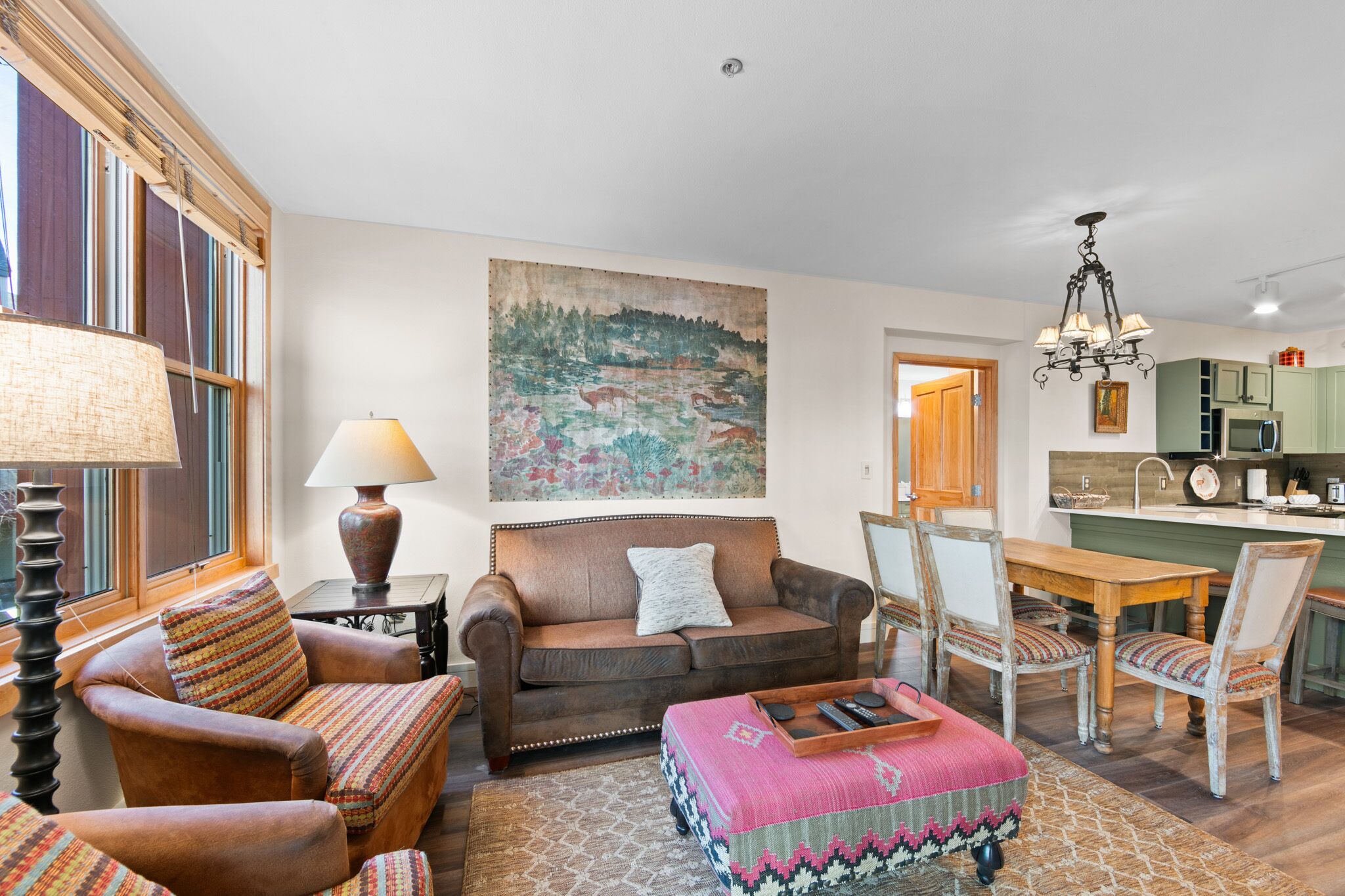 King Bed in Master, Courtyard Views, Short Walk to Lifts, Shops and Dining