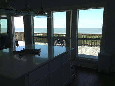 2 Story Upscale Beachfront House With unobstructed Beach Views from every room.