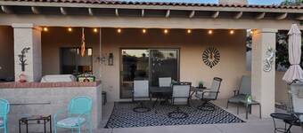 Rio Verde Townhouse med utsikt over golfbanen.