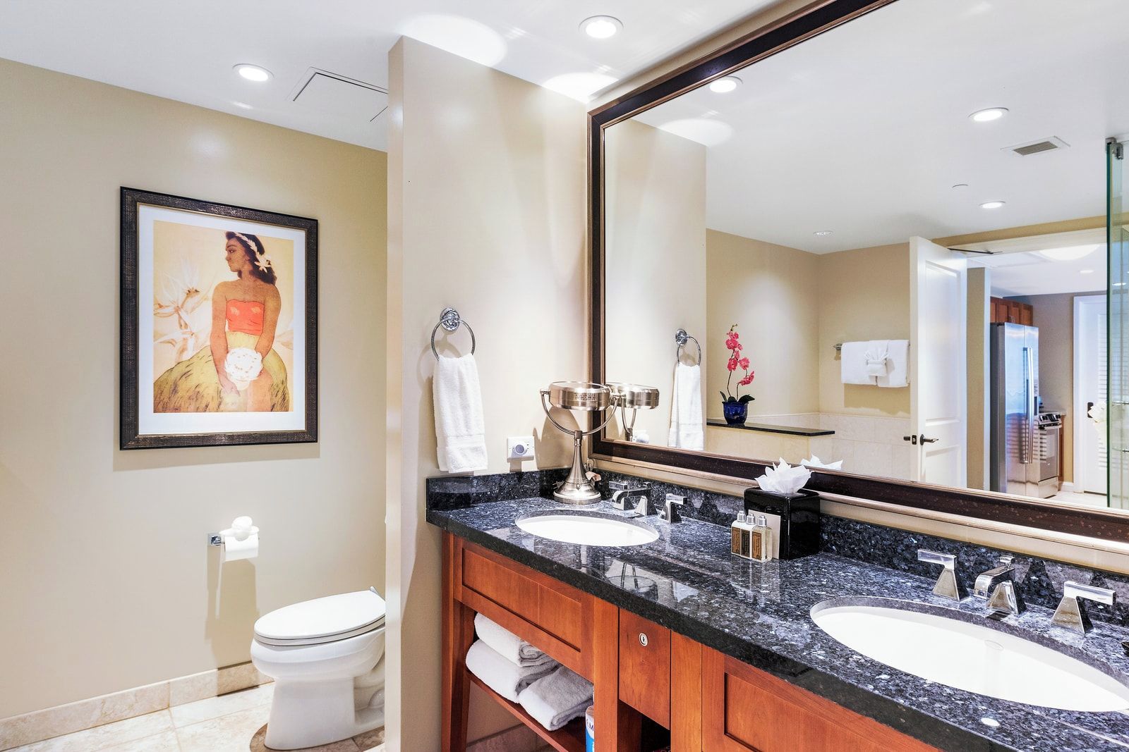Free toiletries, hair dryer