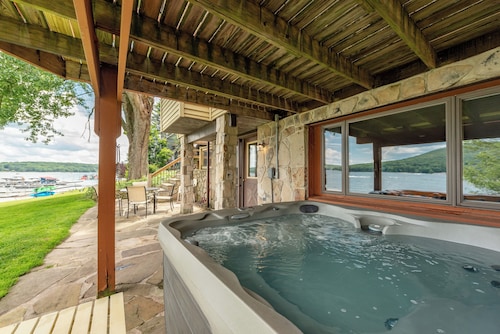 Charming Chalet w/ Dock, Hot Tub & Fire Pit