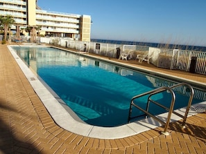 Indoor pool, a heated pool