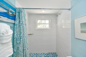 Hair dryer, towels