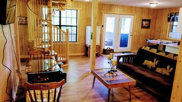 Smart-tv, eldstad, tv-spel och dvd-spelare