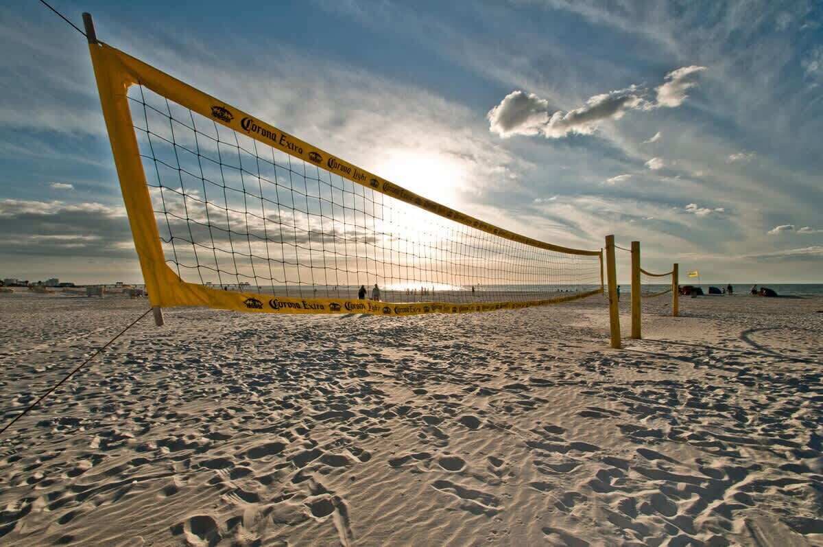 On the beach