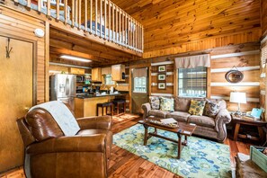 TV, fireplace, video games, DVD player