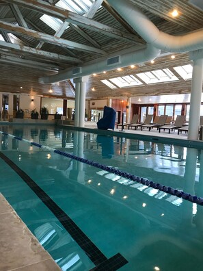 Una piscina riscaldata