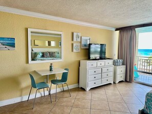 Interior - Club Bamboo South unit 122, Anna Maria Island - Gulf Front Studio, ocean view, maximum occupancy of 3 people. (Bradenton Beach)