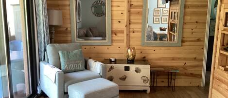 Smart TV, DVD player, books