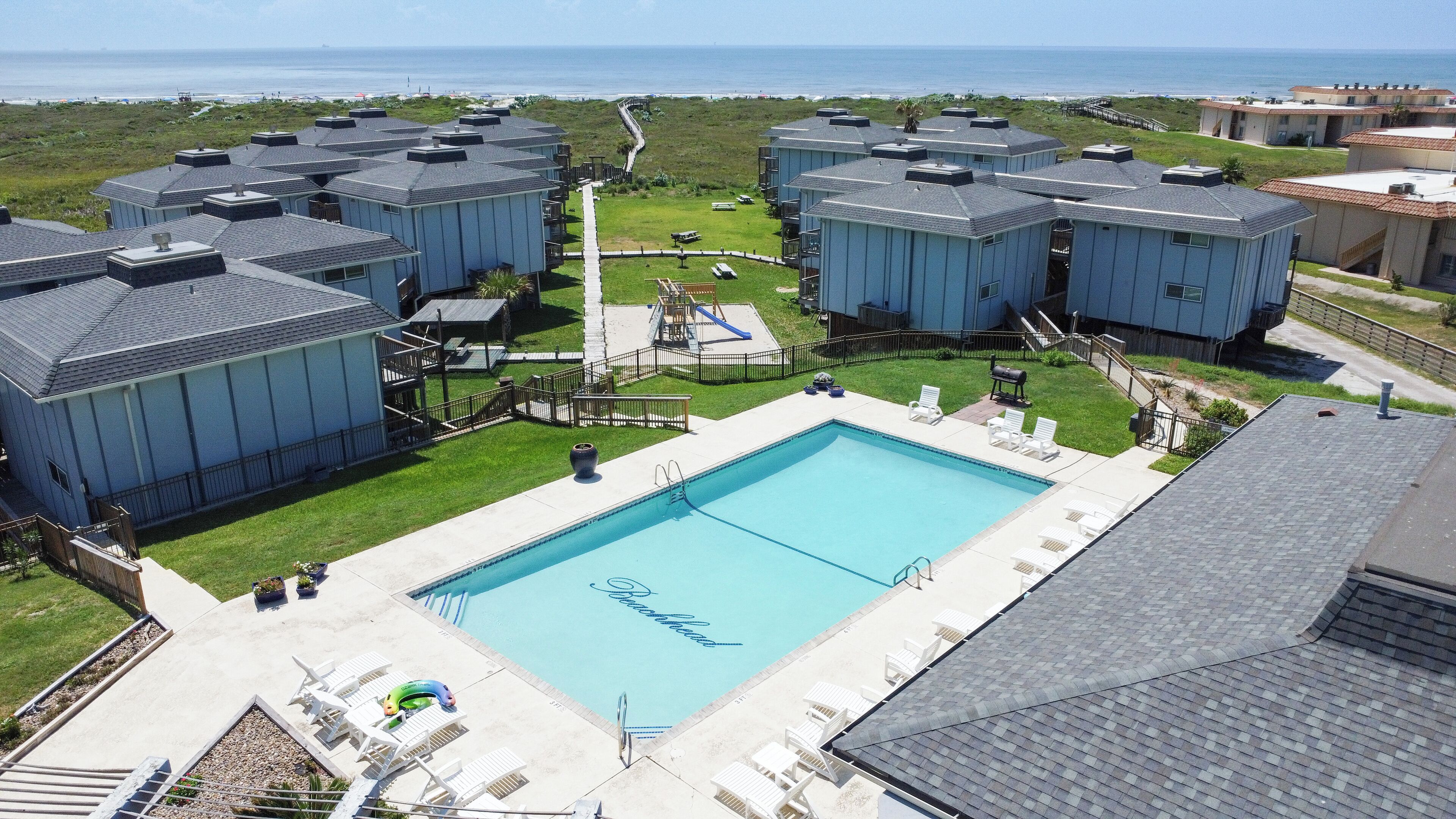 Una piscina riscaldata