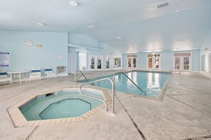 Indoor pool, a heated pool