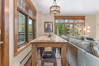 Ski-In/Ski-Out Condo w/ Incredible Mountain & Tree Views from Private Balcony
