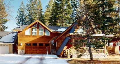 Tranquil Family-Friendly A-Frame Cabin with Big Backyard, Deck, & Gas Grill