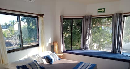 Hacienda de Palmas: Room #2 Cupola with one queen size bed