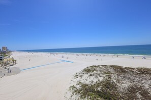 On the beach