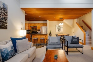 TV, fireplace - 3BR | Foxglove | Wood Burning Fireplace | Mudroom | Near Gondola | Parking (Whistler)