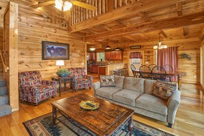 TV, fireplace, DVD player