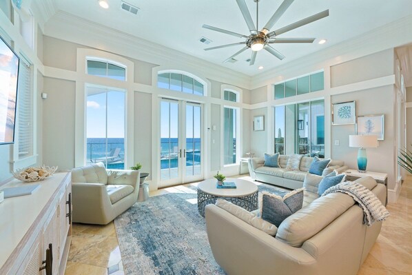 Smart TV, music library, video library