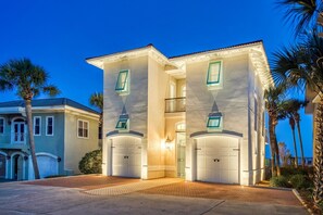 Exterior - THE FRONT ROW: Gorgeous Gulf Front Home with New Pool & Spa, Elevator and Amazing Views! (Miramar Beach)