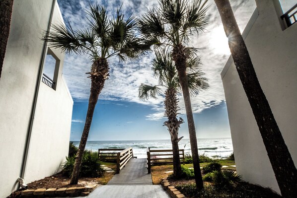 Property grounds - Complete upgrade Gulf Front luxury 1 bedroom 1 bath sleeps four (SANTA ROSA BEACH)