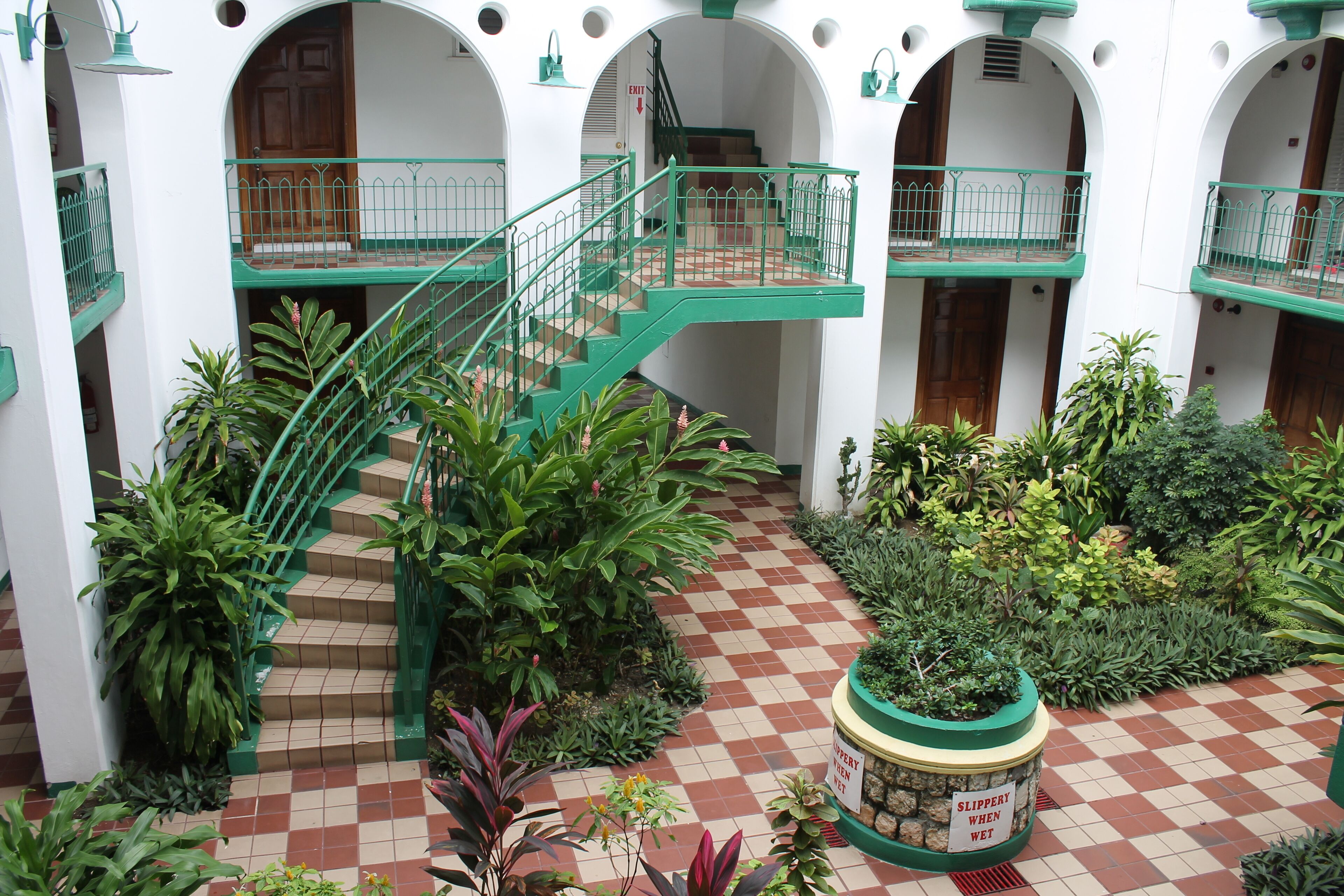 Enceinte de l’hébergement