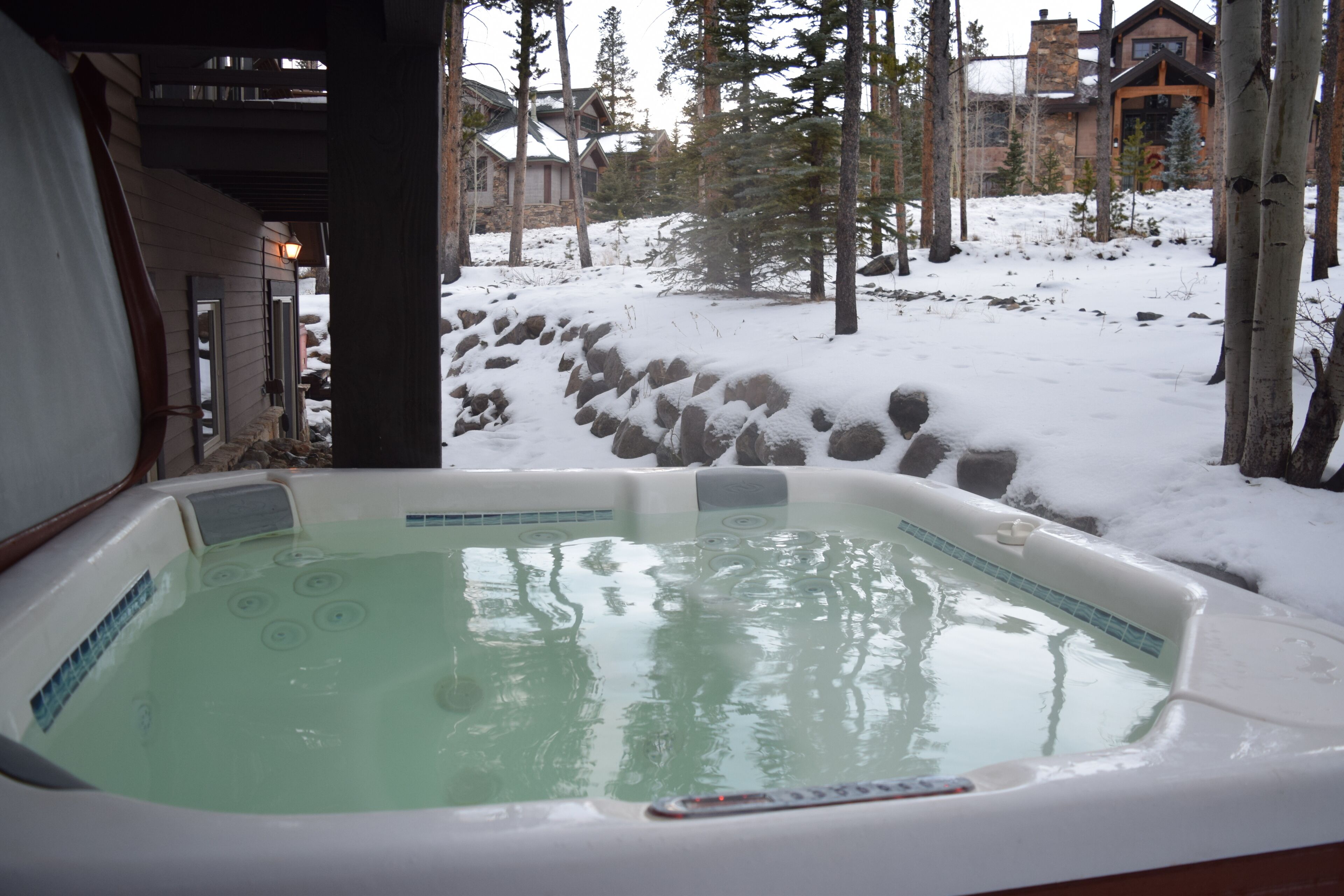 Idromassaggio all'aperto