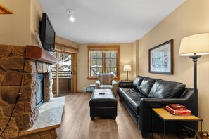 TV, fireplace, DVD player