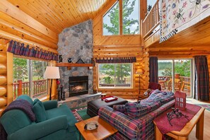 Televisio, takka, DVD-soitin