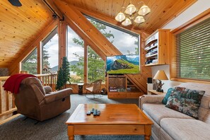 Televisio, takka, DVD-soitin