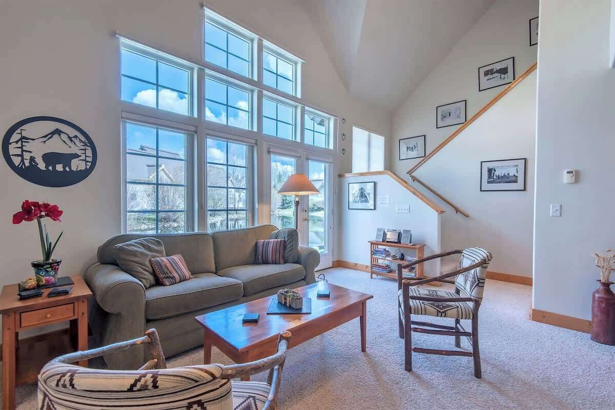 TV connectée, cheminée, livres