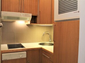 Mikrovågsugn, ugn, spishäll och diskmaskin