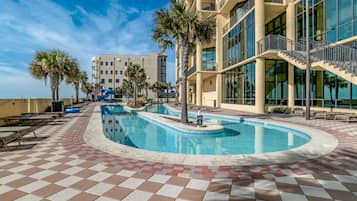 Indoor pool, outdoor pool