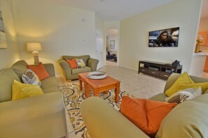 TV, table football, ping pong