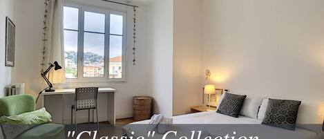 2 bedrooms, in-room safe, iron/ironing board