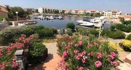 Pavillon 6 personnes avec terrasse, parking et TV - Port BarcarĂšs