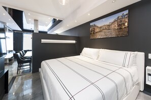 1 makuuhuone, silitysrauta/-lauta, vauvan matkasänky, Wi-Fi