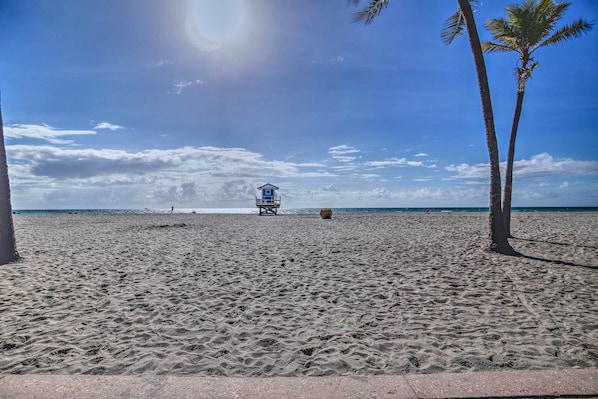 Beach nearby