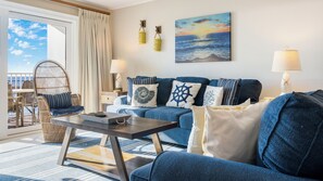 TV, DVD player - The Islander 717 Don't Worry Beach Happy!  Free Beach Service - Heated Pool (Destin)