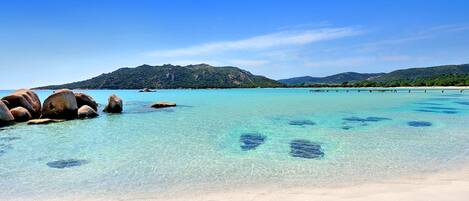 Accommodatie ligt op het strand