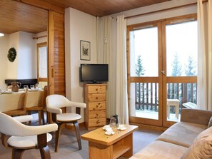 TV - 2-room apt, pets allowed, near slopes Méribel (Méribel)