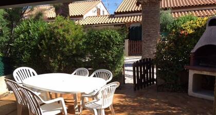 Villa T3 Mezzanine 6 pers. avec piscine, parking privé, proche plage et commerces